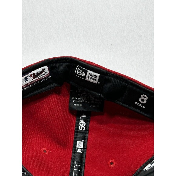 Cleveland Indians Hat New Era Guardians MLB Authentic 59Fifty 2017 70360929 NWT - Picture 6 of 7